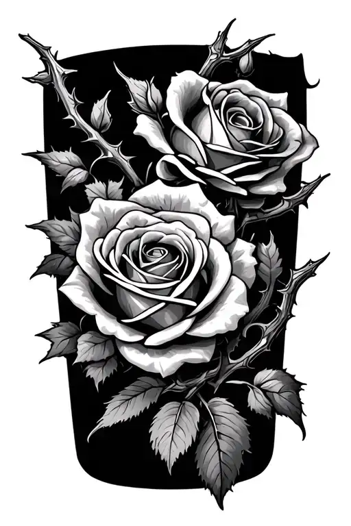 Thorns And Roses Intertwined