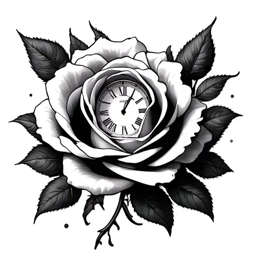 Ventio Rose With Clock
