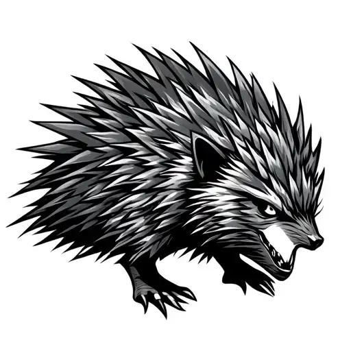 Fierce Defiant Mighty Porcupine