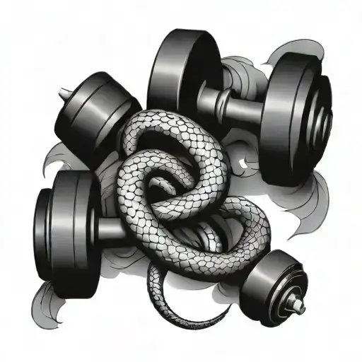 Snake And Dumbbell