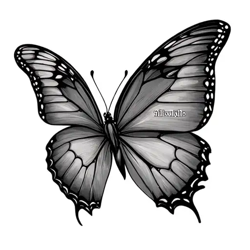 Butterfly With Name Incorporated