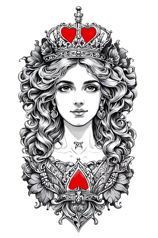 Queen Of Hearts Of The King