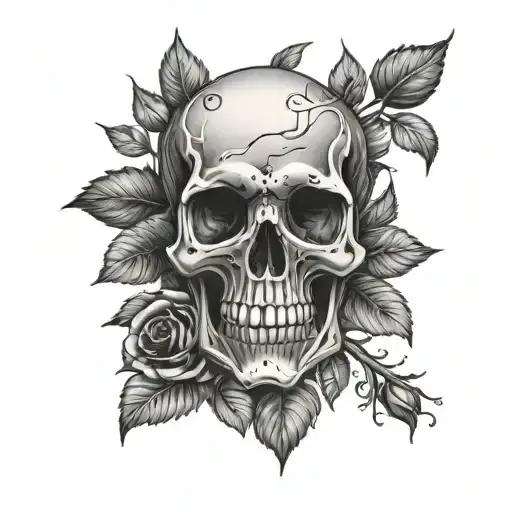 Skull And Roses