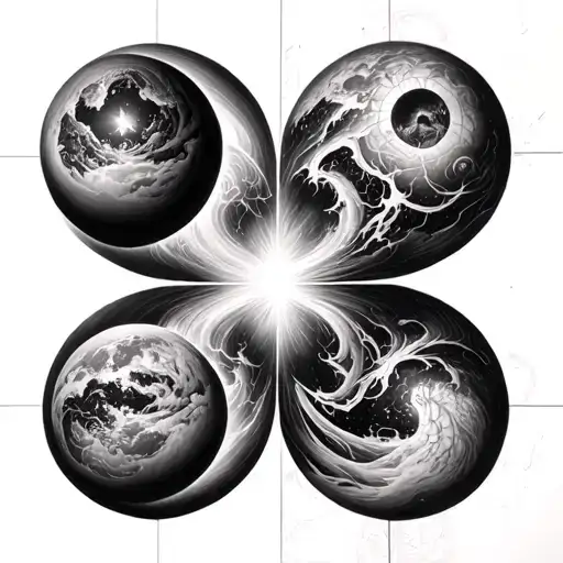 Rush Hemispheres Cover Art Piece