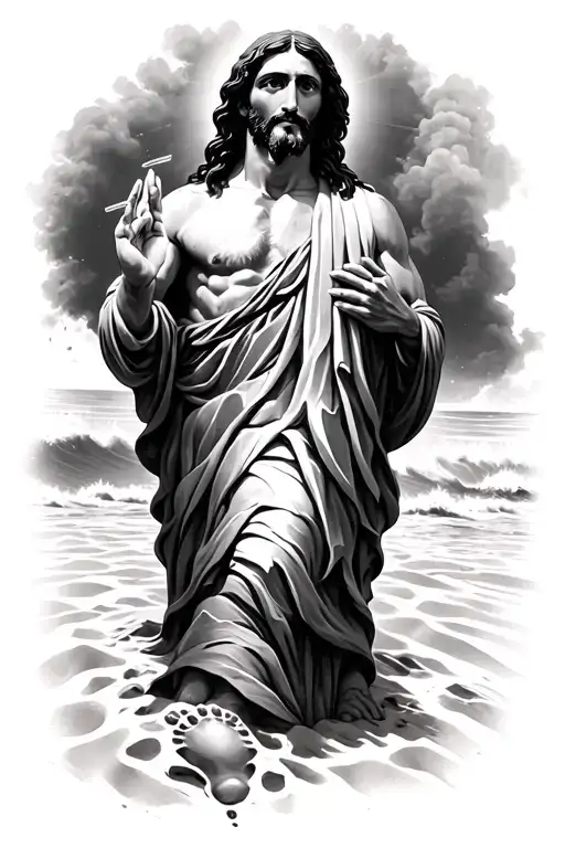 Jesus Footprints In The Sand Poem