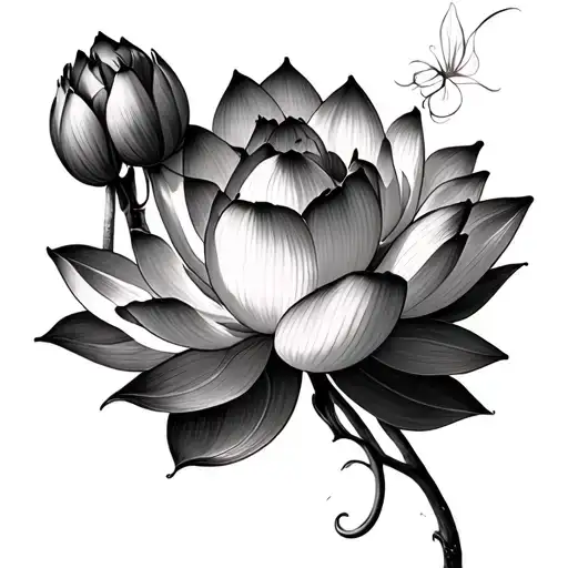 Lotus Flowers Forming