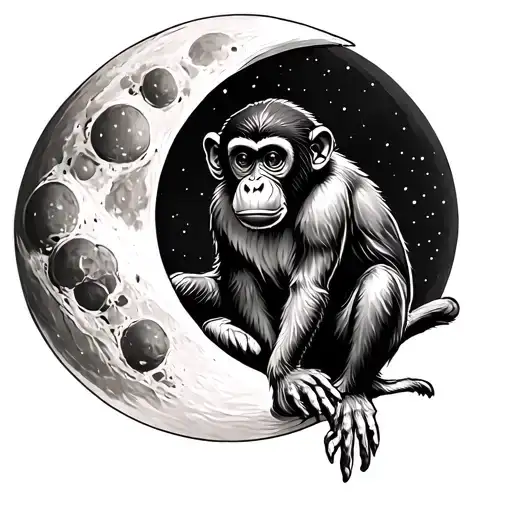 Monkey On The Moon
