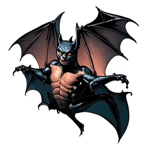 Bat Flying