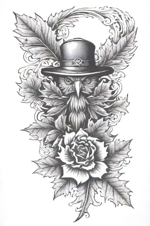 Polish Canadian Maple Leaf And Eagle