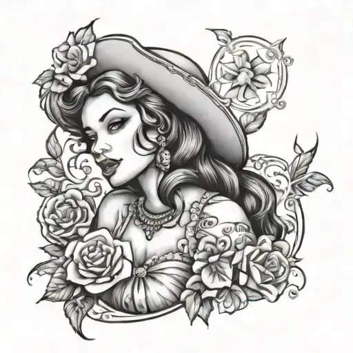 Southern Belle Pin Up Girl