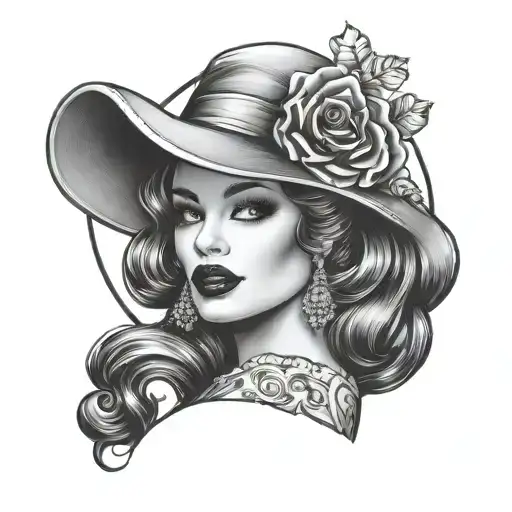 Southern Belle Pin Up Girl