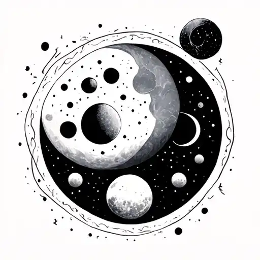 Zikkurrat And Moon Phases