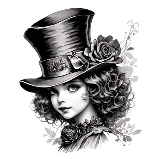 Girl Mad Hatter Tea Party