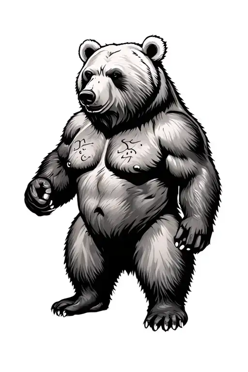 I Am My Brothers Keeper Bear Standing