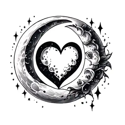 Moon & Heart