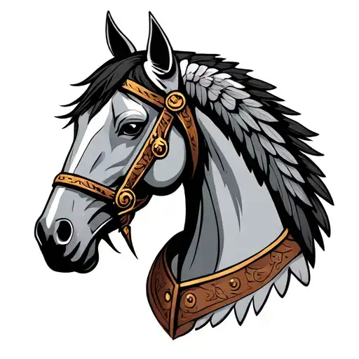 A Sabot Cheval Viking Ailes