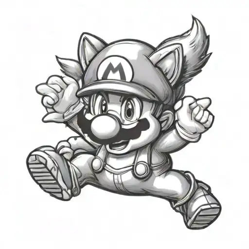Mario In Raccoon Suit