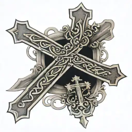 A Bible Quote With A Cross