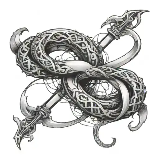 Infiniti With Coordinates Beautifully Intertwined