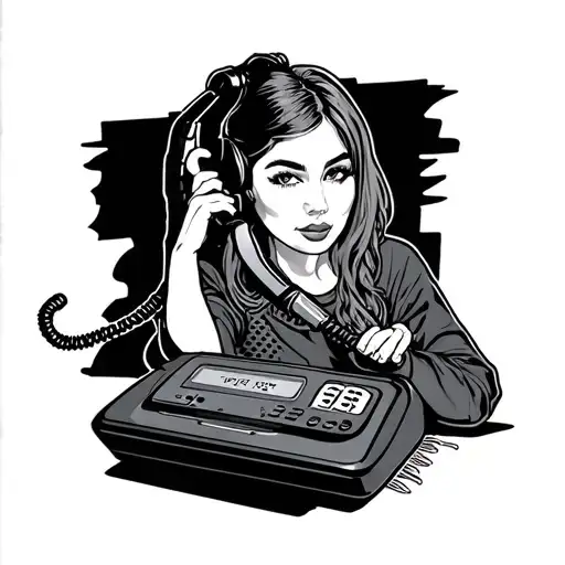 Someone Talking On A Landline