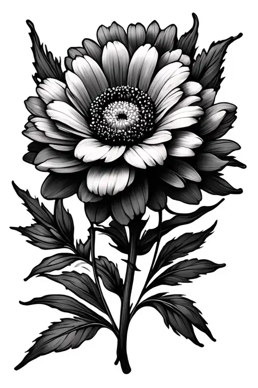 Birthday Flower With Name Stems Representing My Sons