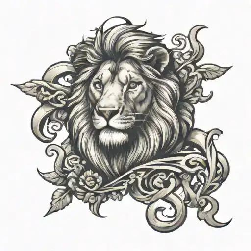 Lion And Cross
