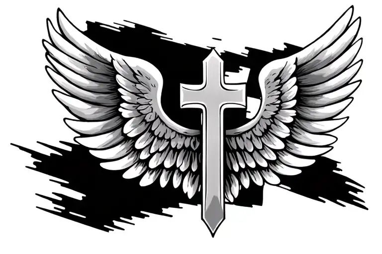 Cross And Wings