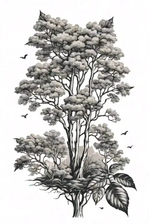 Simple Nature Like Trees