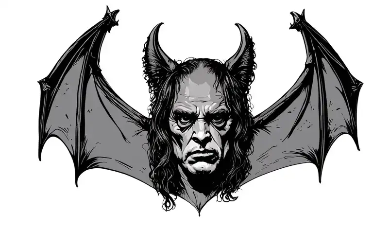 Ozzy Osbourne Bat Logo Combined