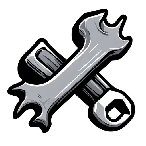 Wrench With Banner Wrapped