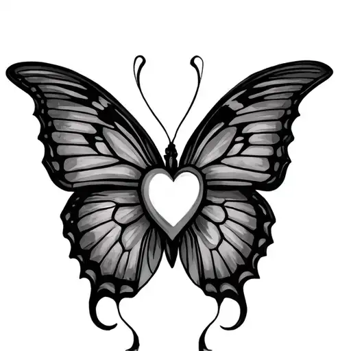 Heart Butterfly
