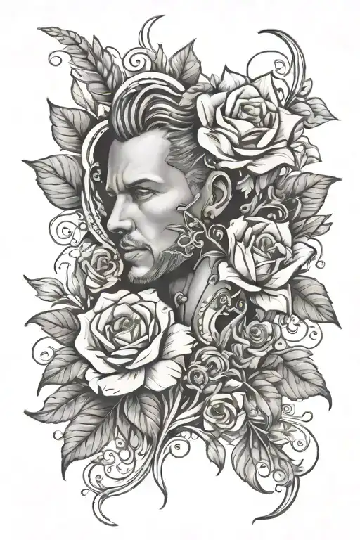 Lindblade With Flowers