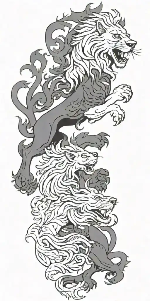 Scottish Rampant Lion