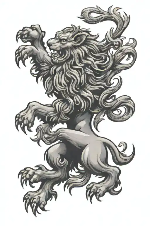 Scottish Rampant Lion