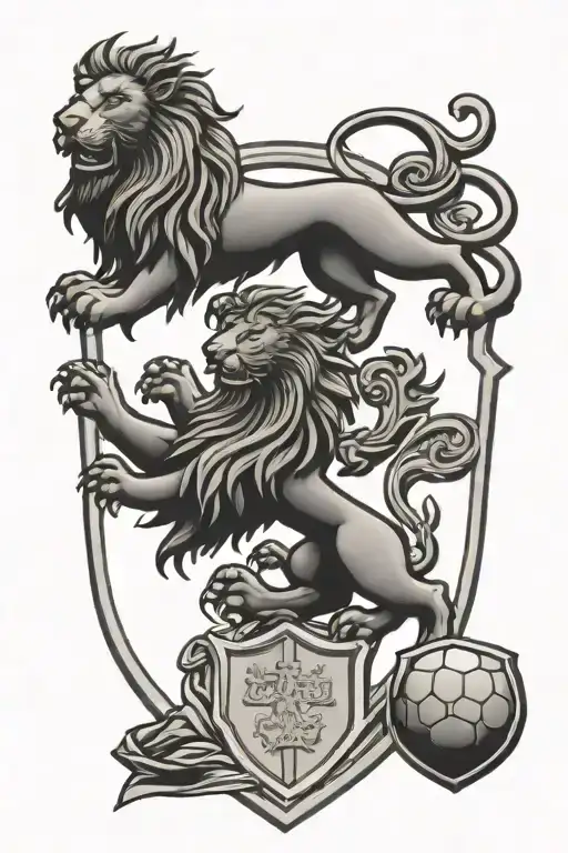 Three Lions England Football Jersey Shield Engraved