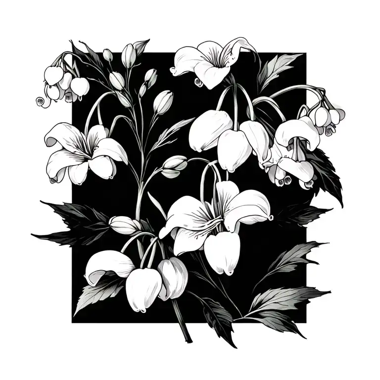 Lily Of The Valley And Hawthorn