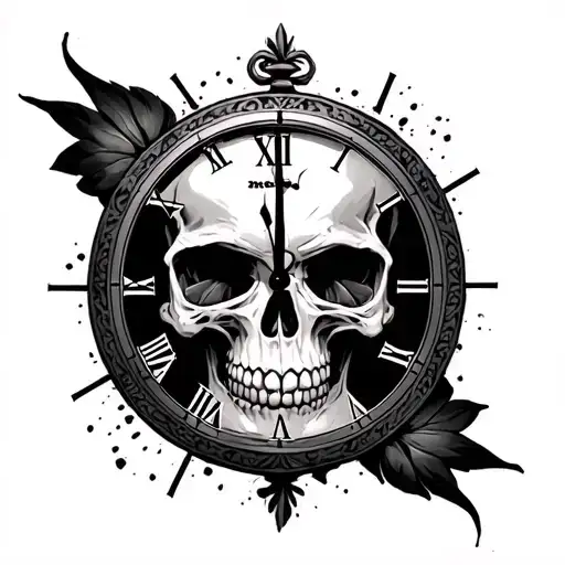 Skull Clock