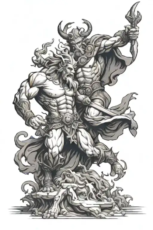 Ragnorock And Gods Fighting Each Other
