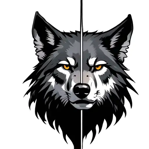 Half Wolve Half Egyptian God