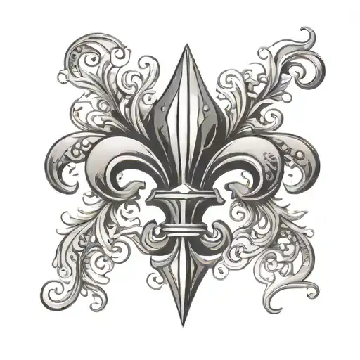 Stone Like Flur De Lis