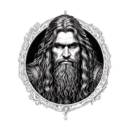 Manga Style Drawing Of The Shire From Lord Of The Rings With Manga Cover Around It For Bicep