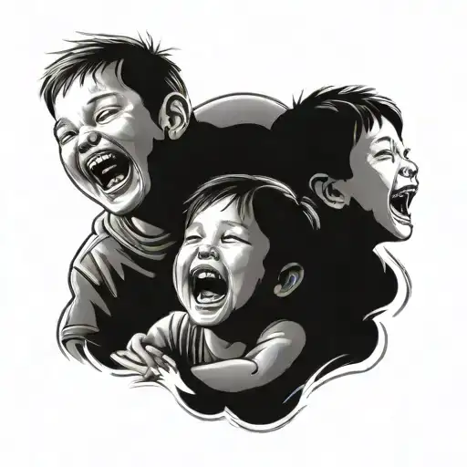 Grandchildren Laughing