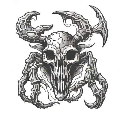 Ouroaborus And Cowskull Scorpion