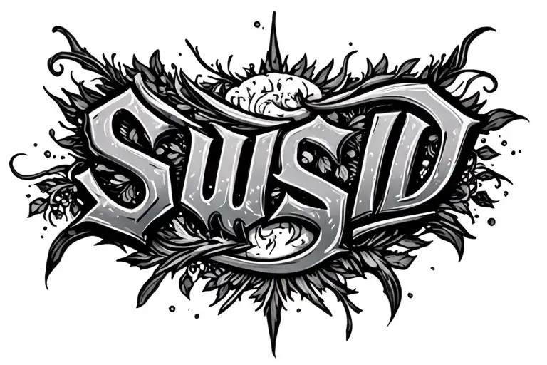 Letters Susd Hidden Within The Design