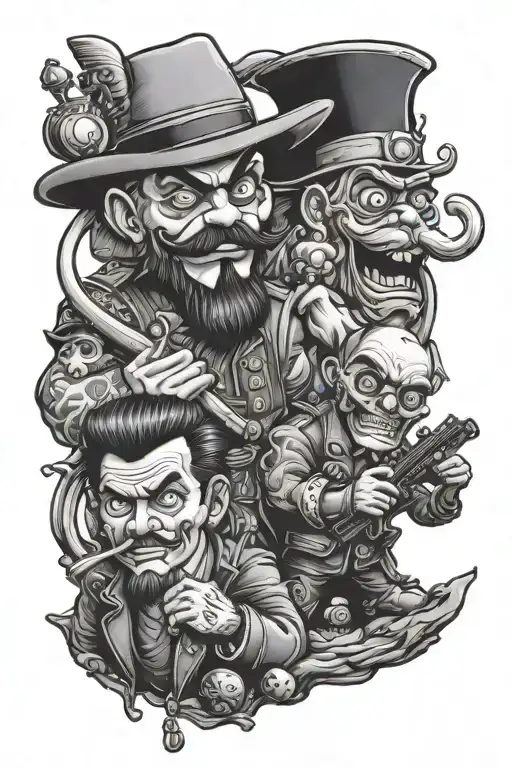 Puppetmaster And Rock It Brother Figures