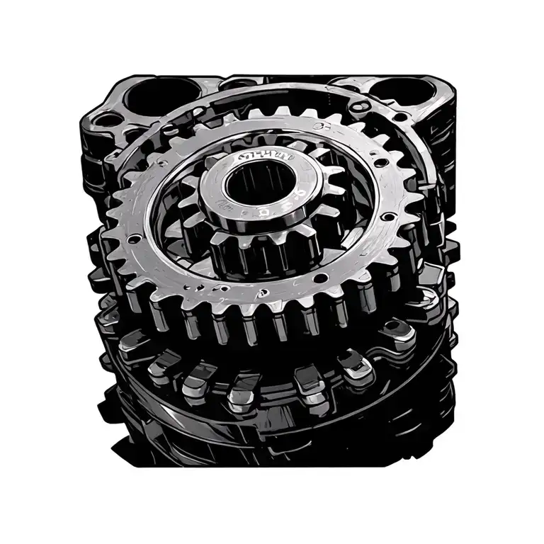 Technical Drawing Gear Transmission