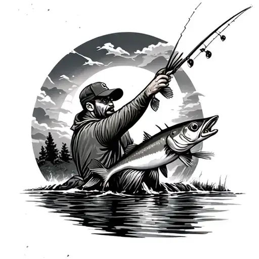 Fishing And Hunting Tatt