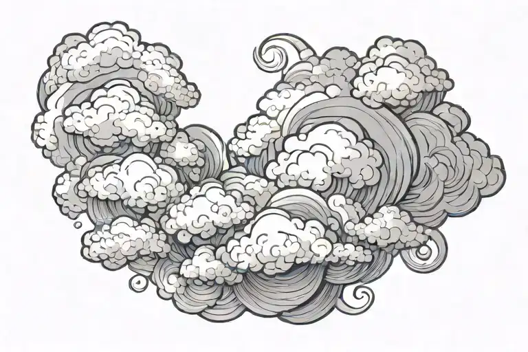 Clouds Forming The Shape