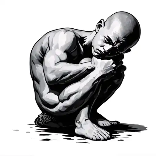 A Bald Boy Pooping