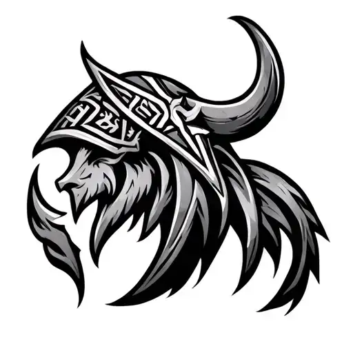 Viking Runes Symbolizing